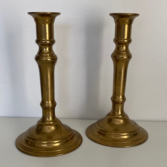 Other - Stunning Large Brass Candlestick Holders